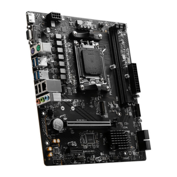 MSI MB PRO B650M-E AM5 DDR5 6800MHZ(OC) HDMI VGA M.2 USB3.2 2.5G LAN mATX - Görsel 2