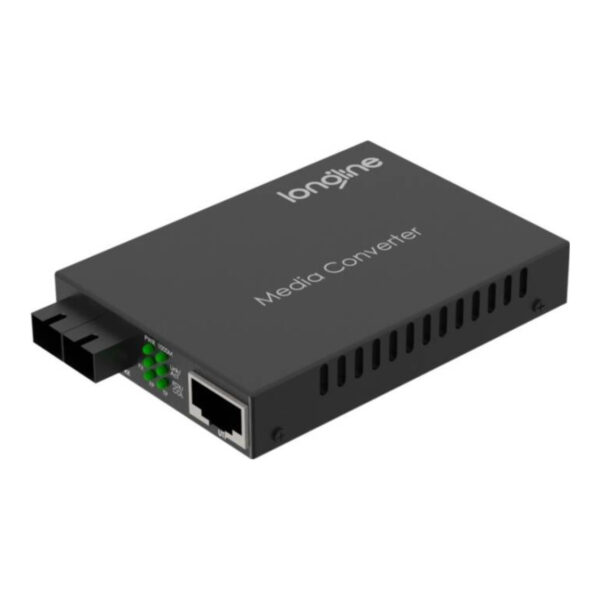 Longline 10/100/1000M 850nm MM 550mt SC Media Converter - Görsel 2