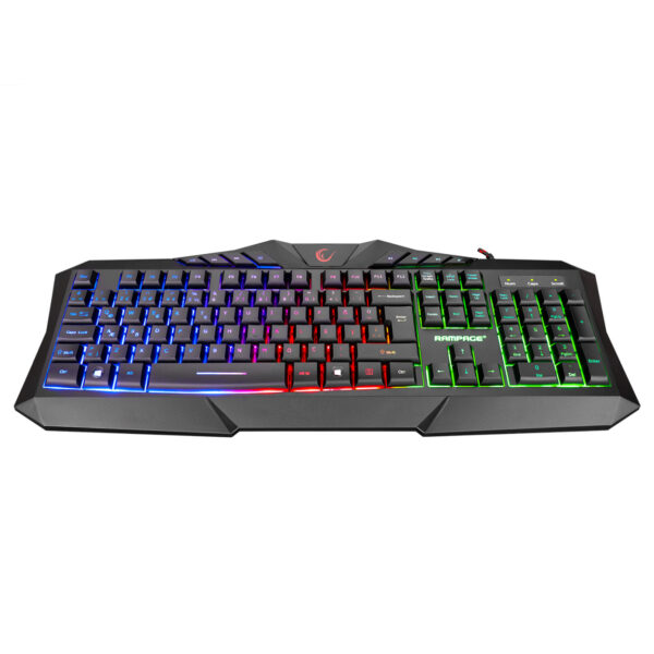 RAMPAGE KM-404 ARGENTI Rainbow Aydınlatmalı Gaming Q Klavye + Kulaklık + Mouse + - Görsel 7