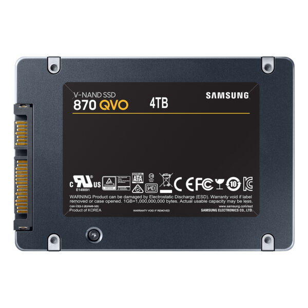 SAMSUNG 4TB 870 QVO SATA3-6  560/530MB/s SSD HDD - Görsel 4