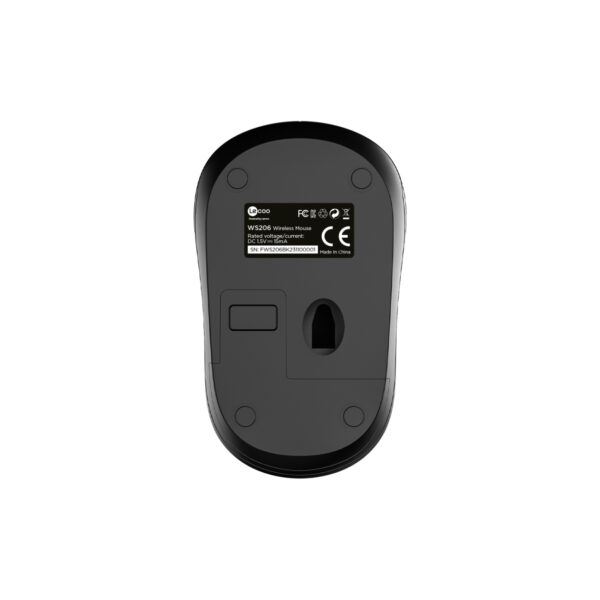 LENOVO LECOO WS206 SİYAH KABLOSUZ 1200DPI 3 TUŞLU OPTİK MOUSE - Görsel 5