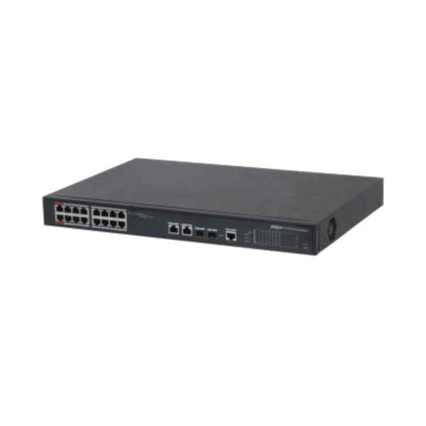DAHUA PFS4218-16ET-240 16FE PoE Port (240W), 2xCombo SFP Yönetilebilir Switch - Görsel 2