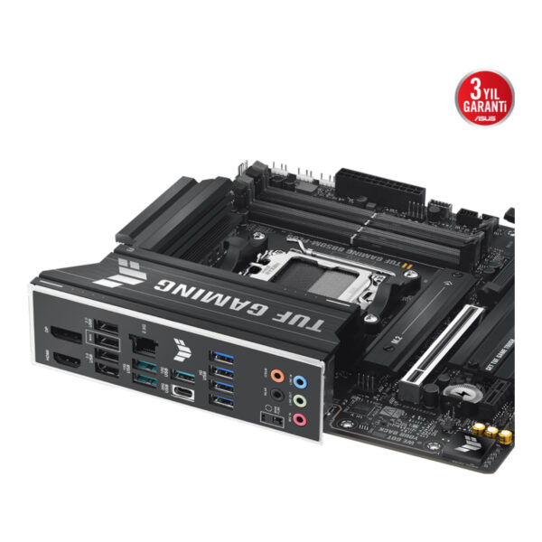 ASUS TUF GAMING B850M-PLUS AM5 DDR5 8000 AURA RGB 2.5GLAN mATX - Görsel 3