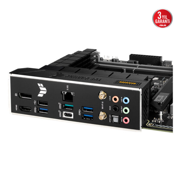 ASUS TUF GAMING B760-PLUS WIFI Intel B760 LGA1700 DDR5 7200 DP HDMI 3x M2 USB3.2 - Görsel 6
