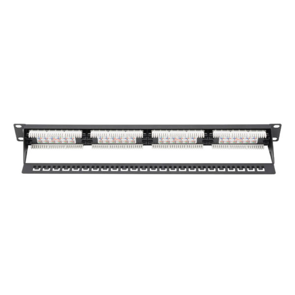 Digitus DN-91624U-CR 24 PORT CAT6 UTP PATCH PANEL DOLU - Görsel 2