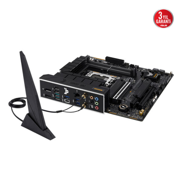 ASUS TUF GAMING B760M-PLUS WIFI Intel B760 LGA1700 DDR5 7200 HDMI VGA 2x M2 USB3 - Görsel 6