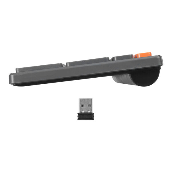EVEREST KB-2610 Siyah/Gri 2.4G BT1 BT2 3 in 1 Q Kablosuz Klavye - Görsel 5