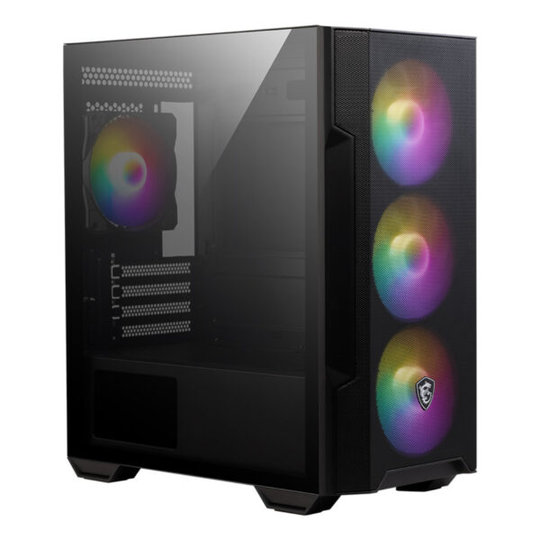 MSI MAG FORGE M100R Temperli Cam 3x120mm 1x120mm ARGB Fan mATX Gaming Bilgisayar - Görsel 5