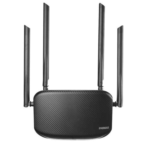 Everest EWR-AC5-V3 AC1200Mbps DualBand 4*6dBi  WISP+Repeater Kablosuz Wifi Route - Görsel 4