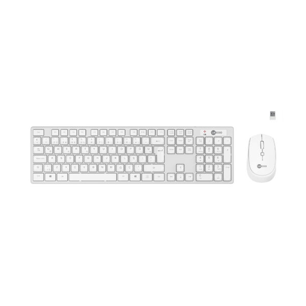 LENOVO LECOO KM2001 BEYAZ KABLOSUZ TÜRKÇE Q KLAVYE & MOUSE SET - Görsel 2