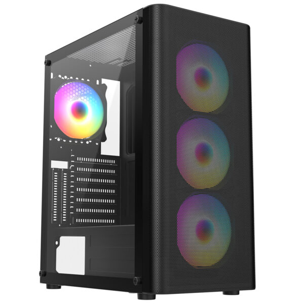 FRISBY FC-9385G 550W 4X RGB MESH GAMING KASA - Görsel 2