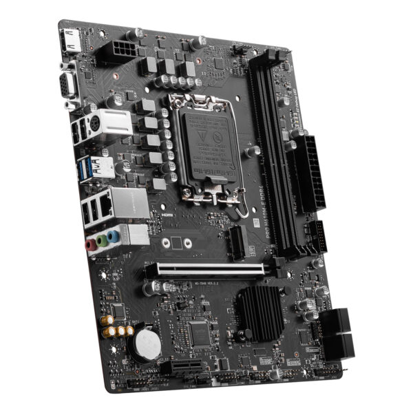 MSI PRO H610M-E DDR4 SOKET 1700 DDR4 3200(OC) HDMI VGA M.2 USB3.2 1x 1G LAN mATX - Görsel 3