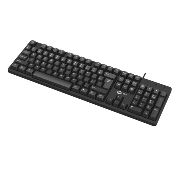 LENOVO LECOO KB101 SİYAH KABLOLU Q KLAVYE - Görsel 5