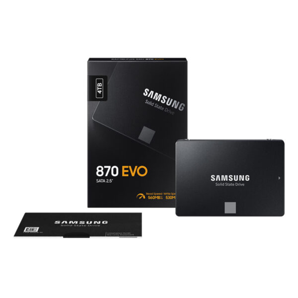 SAMSUNG 4TB 870 EVO SATA3-6  560/530MB/s SSD HDD - Görsel 6