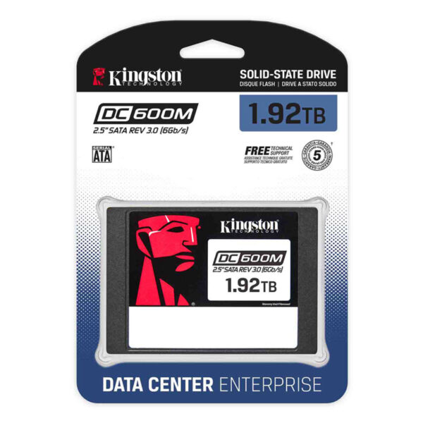 KINGSTON DC600M 1.92TB 2.5 inç Sata 3 Sunucu SSD - Görsel 2