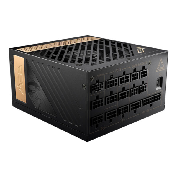 MSI MEG AI1300P PCIE5 1300W 80+ PLATINUM POWER SUPPLY - Görsel 8