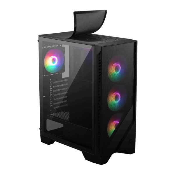 MSI MAG FORGE 120A AIRFLOW TEMPERLİ CAM 6 X120MM AUTO RGB FAN ATX GAMING KASA - Görsel 11