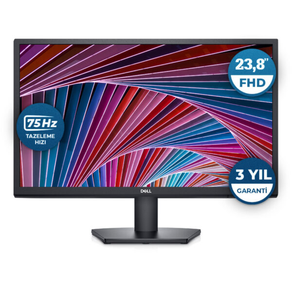 23.8" DELL SE2422H 5ms 75Hz 250nt HDMI VGA VESA 3Yıl Garanti Monitör - Görsel 9