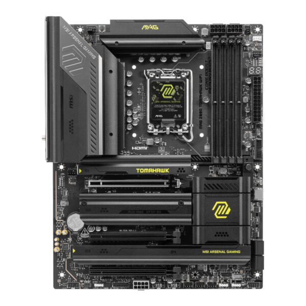 MAG Z890 TOMAHAWK WIFI SOKET 1851 DDR5 9200MHZ(OC) USB 20Gbps 4xM.2 2xTB4 HDMI D - Görsel 5