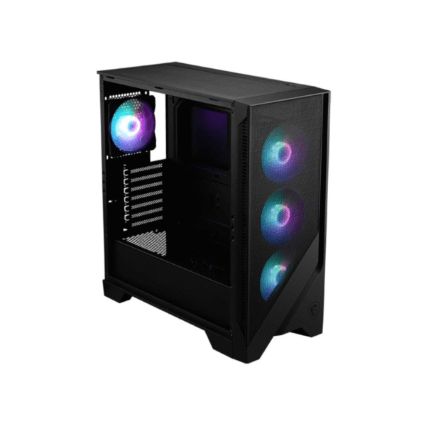MSI MAG FORGE 320R AIRFLOW TEMPERLİ CAM 4X120MM ARGB FAN ATX GAMING KASA - Görsel 3