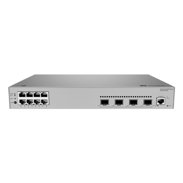 HUAWEI eKitEngine S220-8P4S 8GE PoE+ Port (125W), 4xSFP L2 Yönetilebilir Switch - Görsel 3