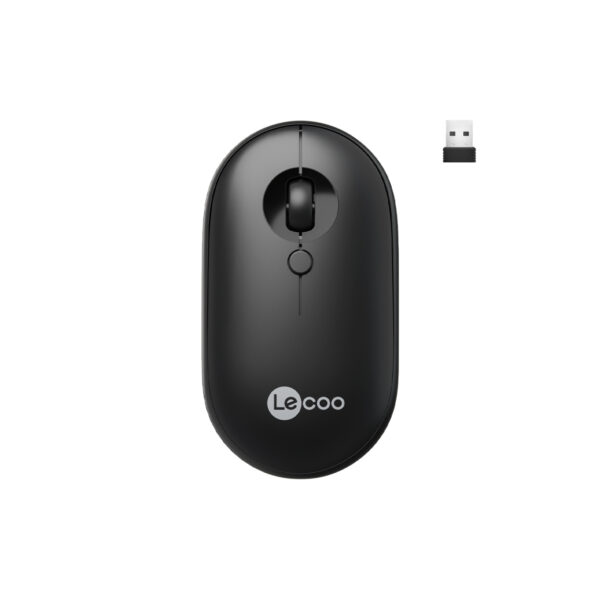 LENOVO LECOO WS212 SİYAH KABLOSUZ 1600DPI 4 TUŞLU OPTİK MOUSE - Görsel 5