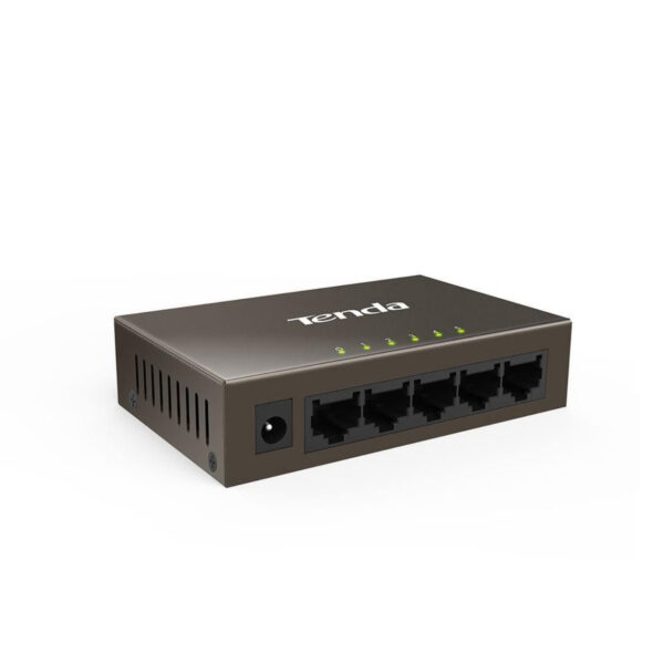 TENDA TEF1005D 5FE Port Metal Desktop Switch - Görsel 4