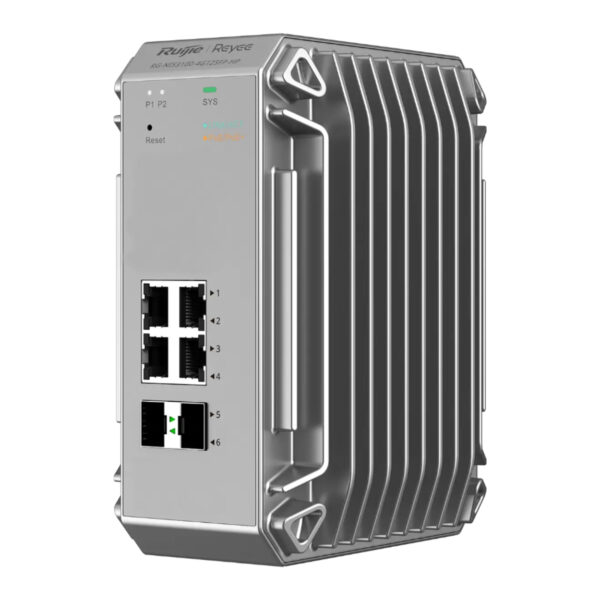 RUIJIE RG-NIS3100 4Port RJ45 Gigabit PoE/PoE+, 2Port SFP,240W Endüstriyel - Görsel 4