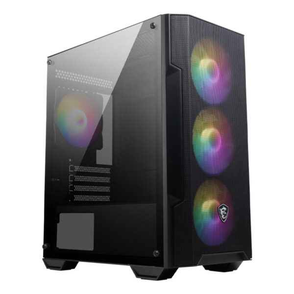 MSI MAG FORGE M100A D60 Akrilik yan panel 3x120mm 1x120mm Auto RGB Fan 600W 80+ - Görsel 10