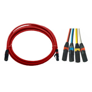 ERAT UTP CAT6  0,50m 4x2x24# LS0H Patch Cord Krmızı