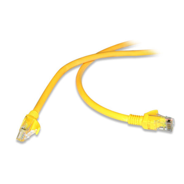 FLAXES 50CM CAT6 UTP 24AWG PATCH NETWORK KABLO SARI (FNK-6005S)