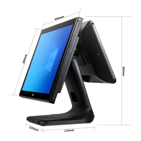 Tiwox TP-7610D 18,5 İ7 10.Nesil 8GB RAM 128 SSD 13,2" 2.Ekran Endüstriyel Pos PC - Görsel 7