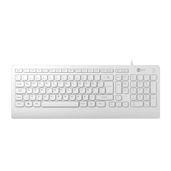 LENOVO LECOO KB103 BEYAZ KABLOLU Q KLAVYE - Görsel 2
