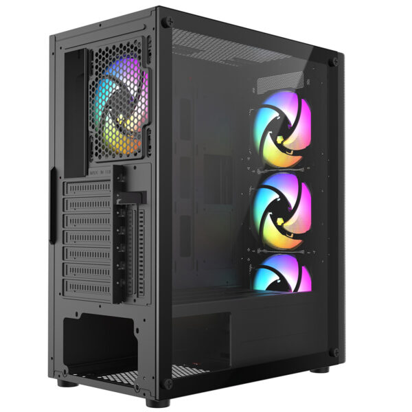 FRISBY FC-9385G 550W 4X RGB MESH GAMING KASA - Görsel 4