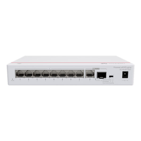 HUAWEI eKitEngine S110-8T2ST 8GE Port, 1GE Uplink, 1xSFP Switch - Görsel 3