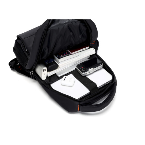 LENOVO LECOO BG04 17" LAPTOP BÖLMELİ ÇOK FONKSİYONLU WATERPROOF SIRT ÇANTASI - Görsel 10