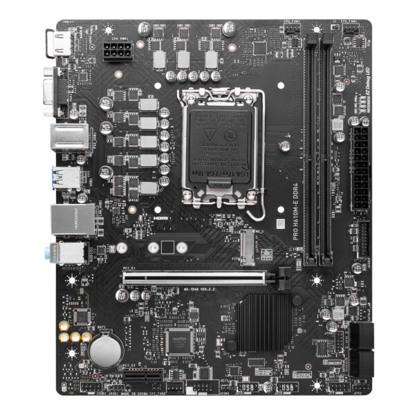 MSI PRO H610M-E DDR4 SOKET 1700 DDR4 3200(OC) HDMI VGA M.2 USB3.2 1x 1G LAN mATX - Görsel 7