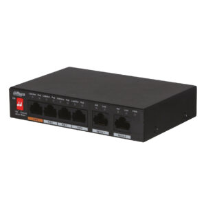 DAHUA PFS3006-4ET-60 4FE PoE Port (60W), 2FE Uplink Switch