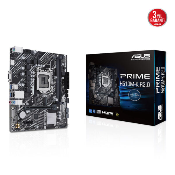 ASUS PRIME H510M-K R2.0 1200 DDR4 3200MHz M.2 Anakart - Görsel 7