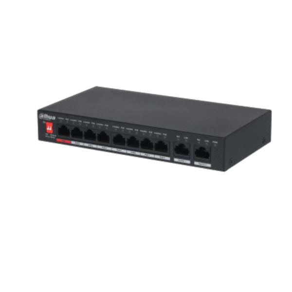 DAHUA PFS3010-8ET-96 8FE PoE Port (96W), 2GE Uplink Switch - Görsel 3