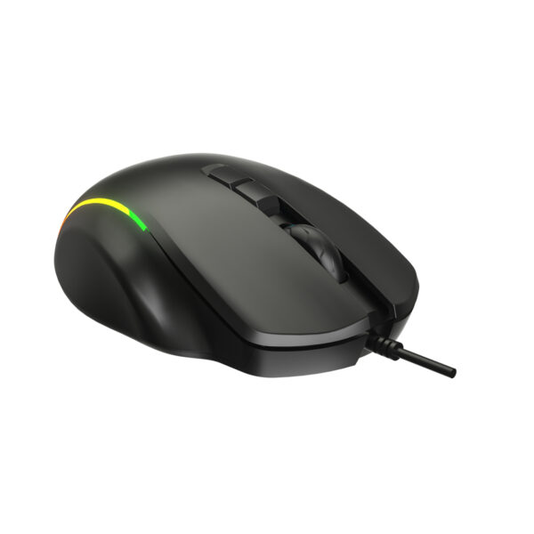 LENOVO LECOO MS140 SİYAH KABLOLU RGB LED 6400DPI 10T MAKRO OYUNCU MOUSE - Görsel 2