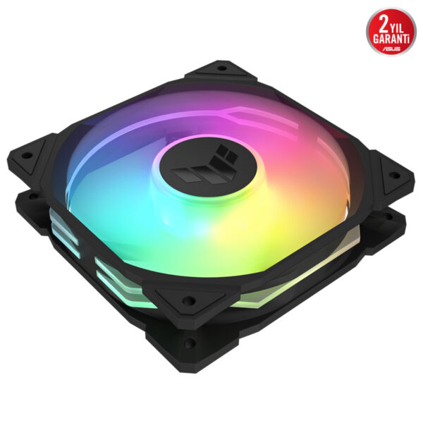 ASUS TUF TR120 SOĞUTUCU KASA RADYATÖR FANI ADRESLENEBİLİR ARGB 120MM 3 IN 1 - Görsel 3