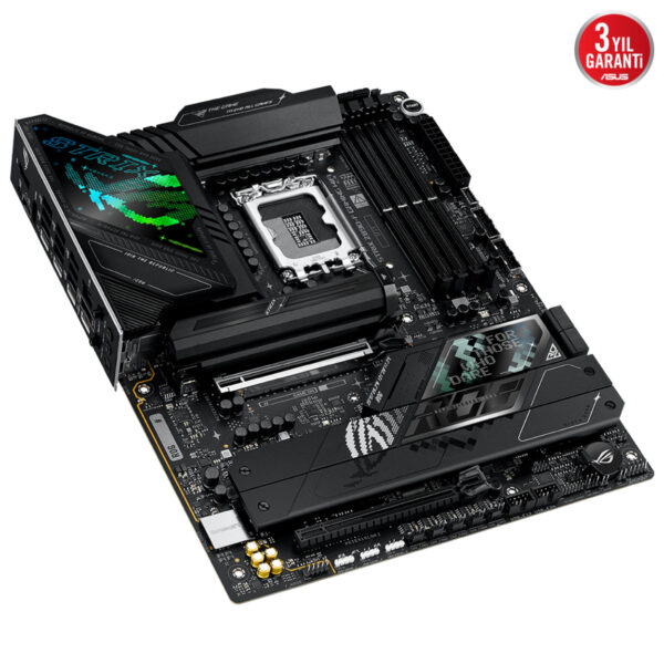 ASUS ROG STRIX Z890-A GAMING WIFI LGA1851 DDR5 9066 2xUSB4 5xM2 WF7+BT ATX - Görsel 2