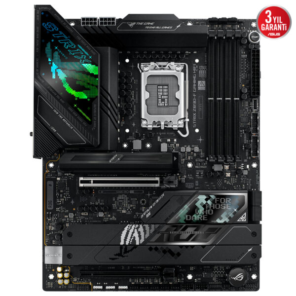 ASUS ROG STRIX Z890-A GAMING WIFI LGA1851 DDR5 9066 2xUSB4 5xM2 WF7+BT ATX - Görsel 4