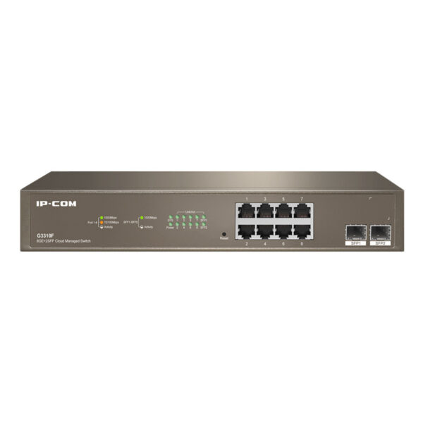 IP-COM G3310F 8GE Port, 2xSFP Cloud Yönetilebilir Switch - Görsel 2
