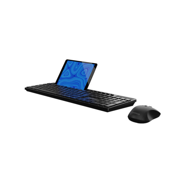 EVEREST KM-730 Siyah Kablosuz Q Multimedia Klavye + Mouse Set - Görsel 3