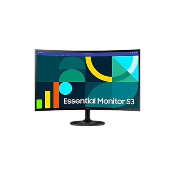 24'' SAMSUNG Essential S36G Curved 100Hz 4ms (HDMI+D-SUB) FULL HD Monitör - Görsel 2