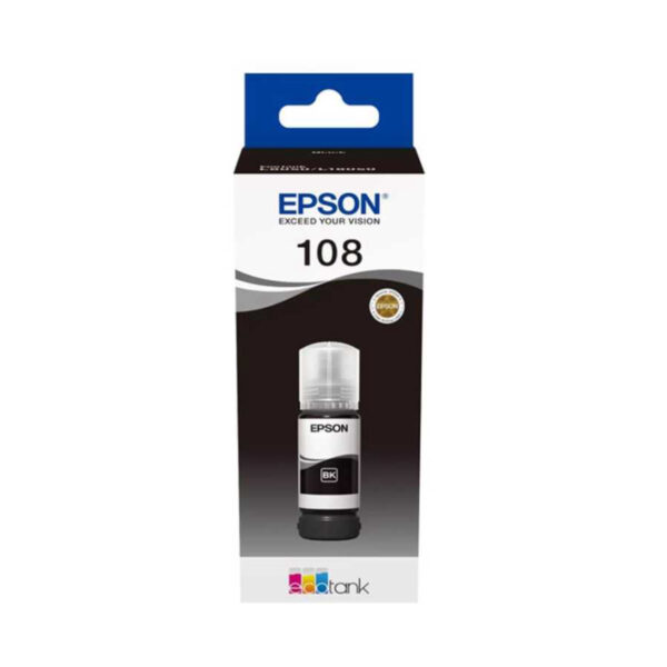 EPSON C13T09C14A (108) EcoTank Siyah Şişe Mürekkep