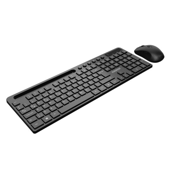EVEREST KM-730 Siyah Kablosuz Q Multimedia Klavye + Mouse Set - Görsel 8