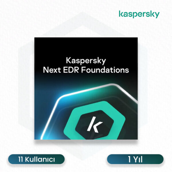 KASPERSKY Next EDR Foundations 11 kullanıcı 1 YIL